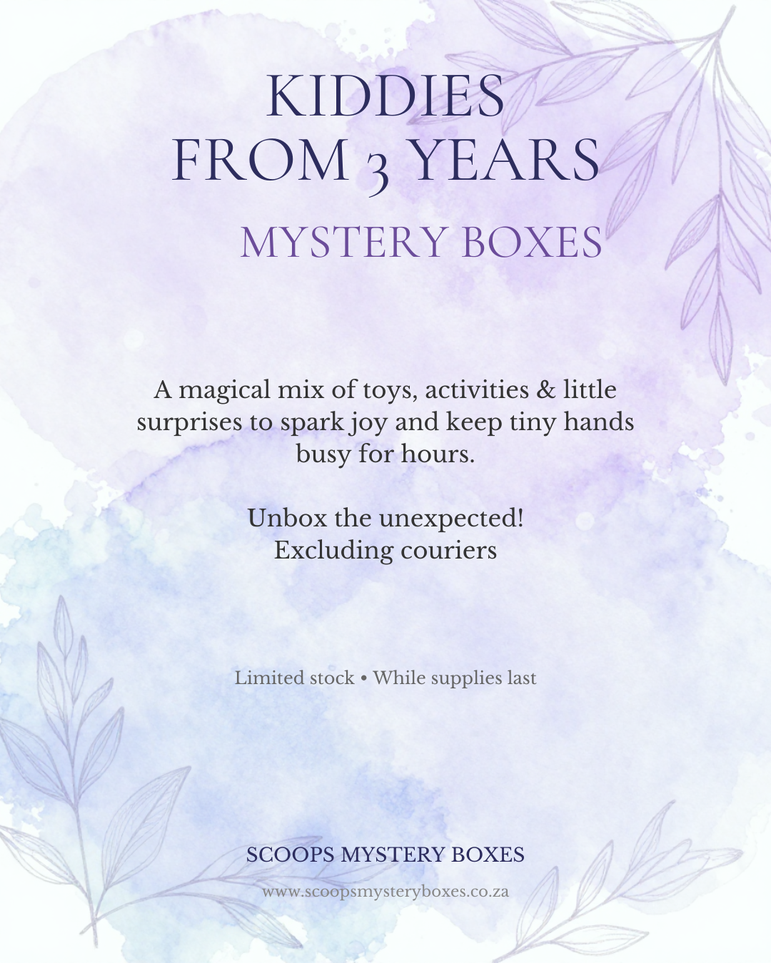 SMB - Kiddies - 11 & Under - Scoops Mystery Boxes