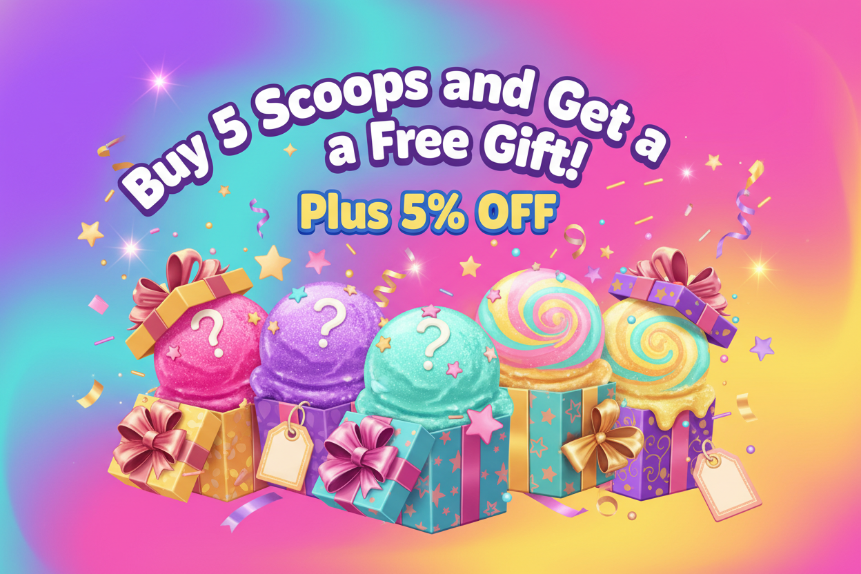 Buy 5 Scoops Banner