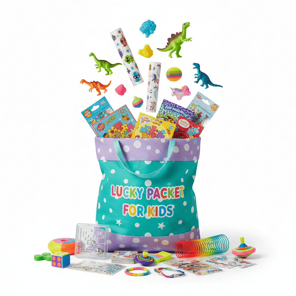 Lucky Packet for Kids - Scoops Mystery Boxes - Mystery Bags