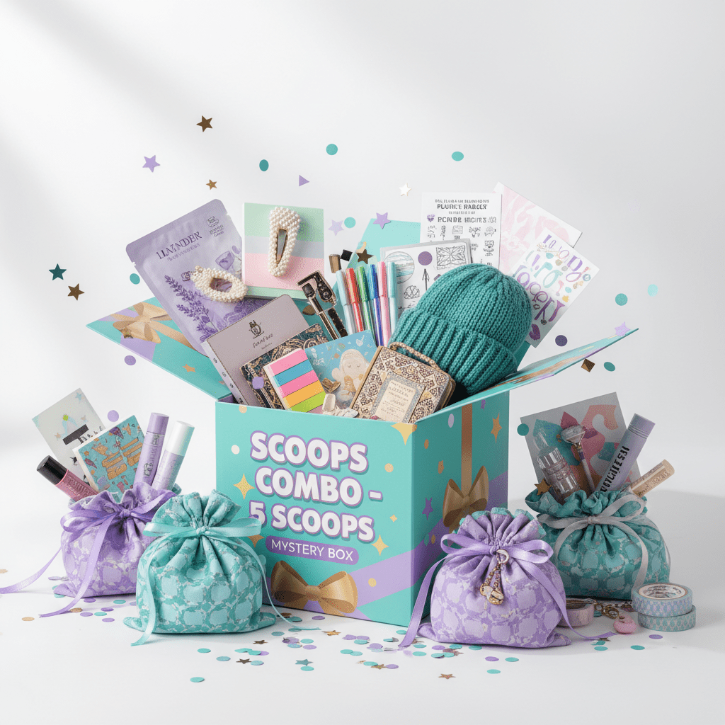 Scoops Combo - a Lot more - 5 Scoops - Scoops Mystery Boxes - 