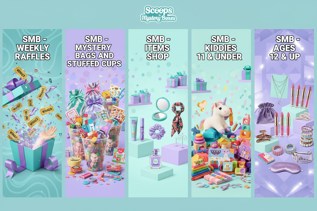 Scoops Mystery Boxes Hero Banner